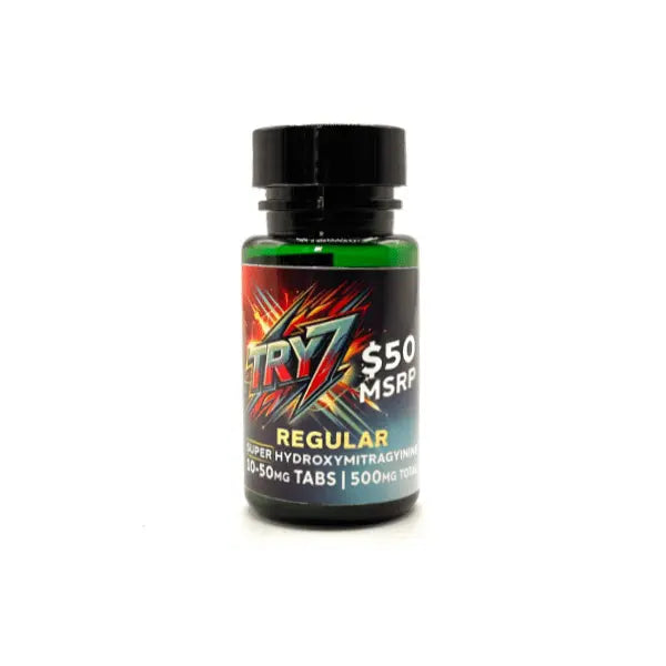 TRY7 7-OH Kratom Tablets 50mg - Smoke empire