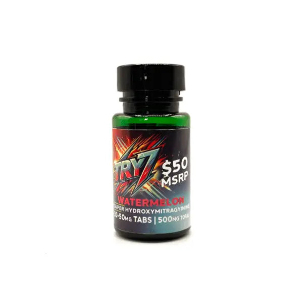 TRY7 7-OH Kratom Tablets 50mg - Smoke empire