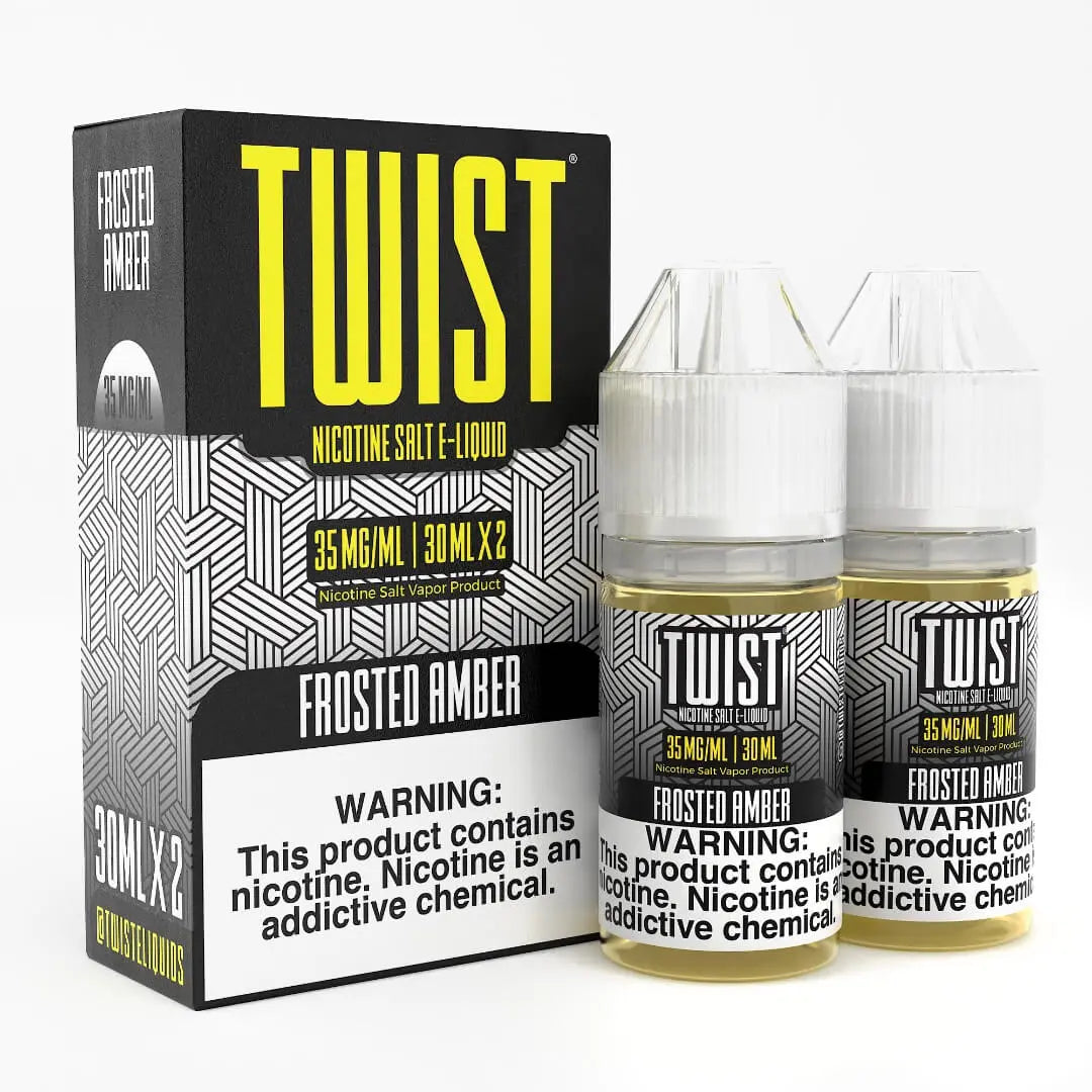 Twist e-Liquids Salt Frosted Amber eJuice - Smoke empire