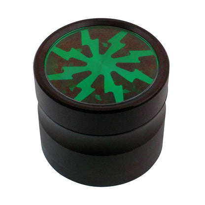 Uber 2.0 Grinder 2' 4pc CNC w/ Screen - Smoke empire