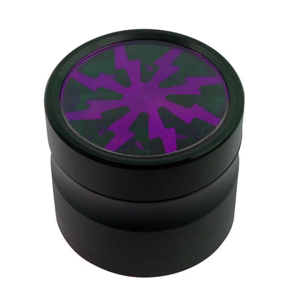 Uber 2.0 Grinder 2' 4pc CNC w/ Screen - Smoke empire