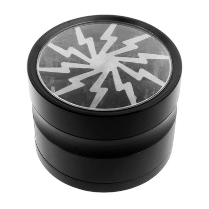 Uber 2.0 Grinder 2.5' 4pc CNC w/ Screen - Smoke empire