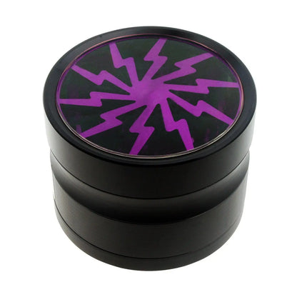 Uber 2.0 Grinder 2.5' 4pc CNC w/ Screen - Smoke empire