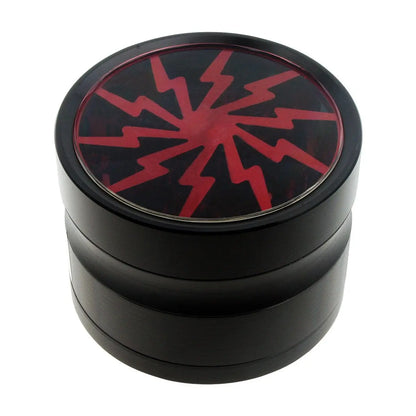 Uber 2.0 Grinder 2.5' 4pc CNC w/ Screen - Smoke empire