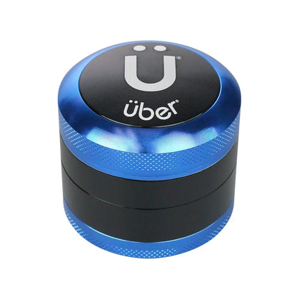 Uber 3.0 Grinder 2' 4pc CNC w/ Screen - Smoke empire
