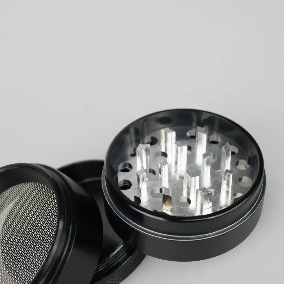 Uber 3.0 Grinder 2' 4pc CNC w/ Screen - Smoke empire