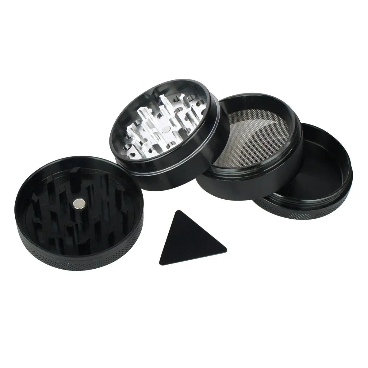 Uber 3.0 Grinder 2' 4pc CNC w/ Screen - Smoke empire