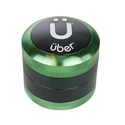 Uber 3.0 Grinder 2' 4pc CNC w/ Screen - Smoke empire