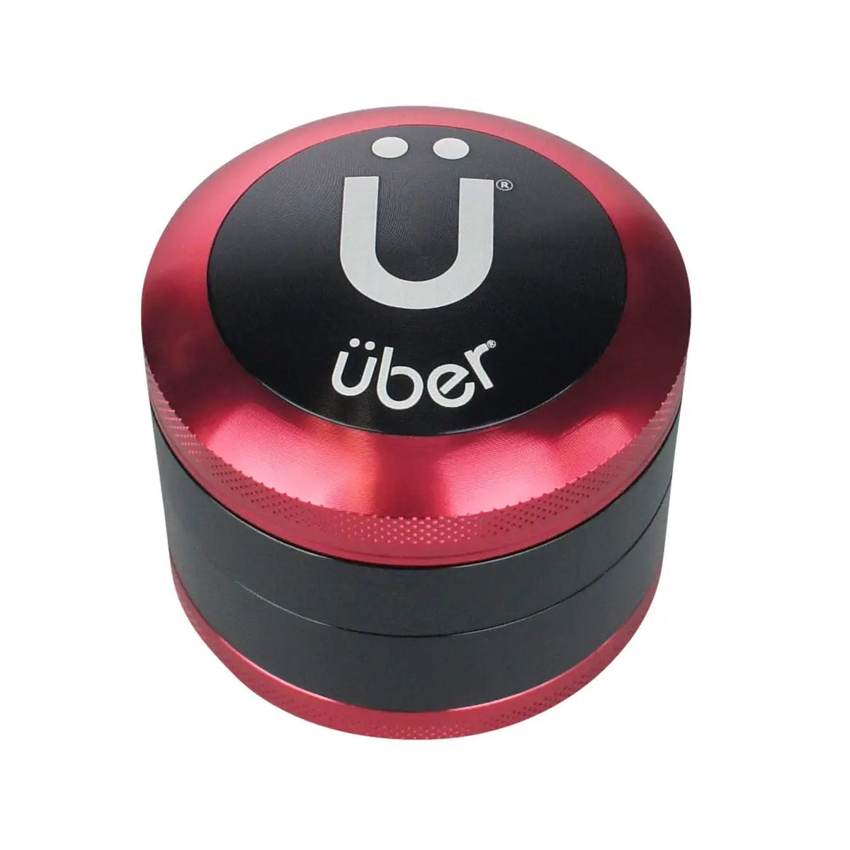 Uber 3.0 Grinder 2.5' 4pc CNC w/ Screen - Smoke empire