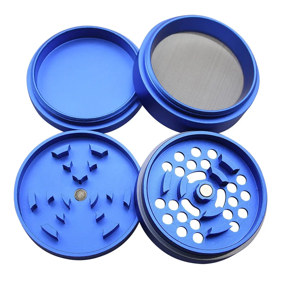 Uber 5.0 Grinder 4pc 2.5' 63mm CNC - Matte - Smoke empire