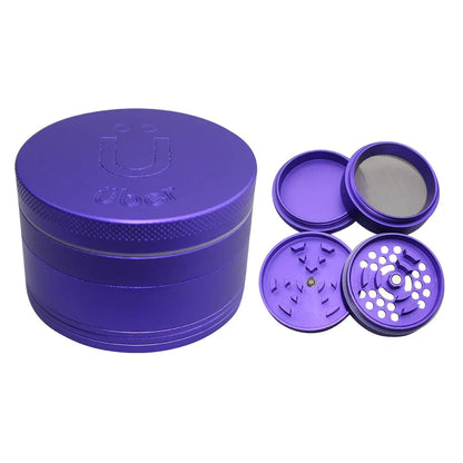 Uber 5.0 Grinder 4pc 2.5' 63mm CNC - Matte - Smoke empire
