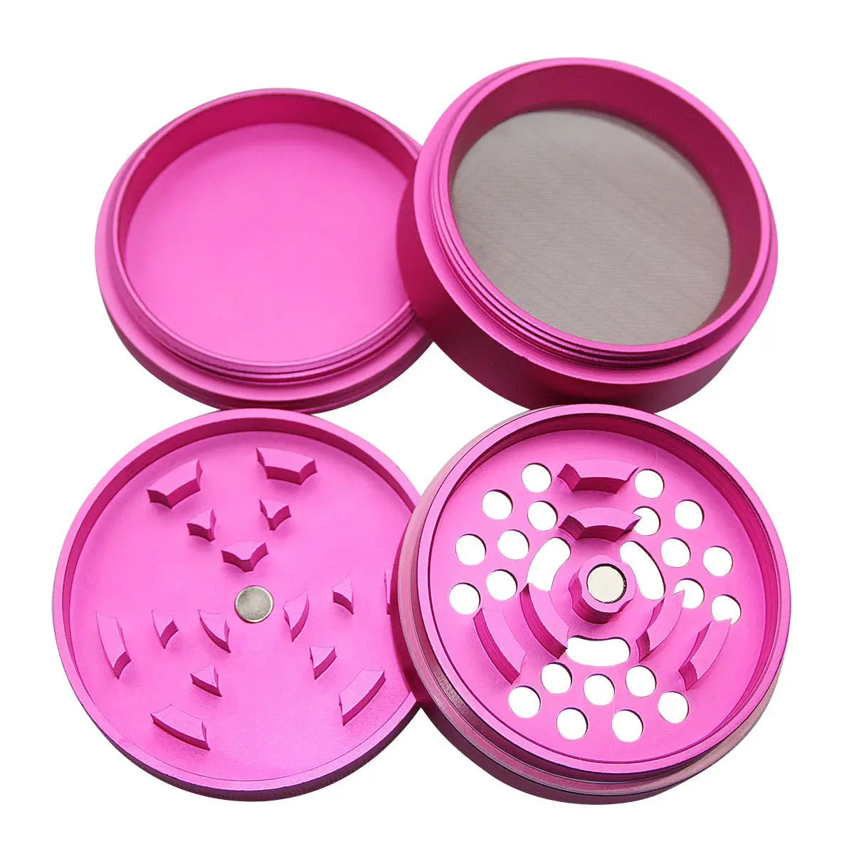 Uber 5.0 Grinder 4pc 2.5' 63mm CNC - Matte - Smoke empire