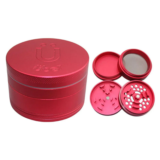 Uber 5.0 Grinder 4pc 2.5' 63mm CNC - Matte - Smoke empire