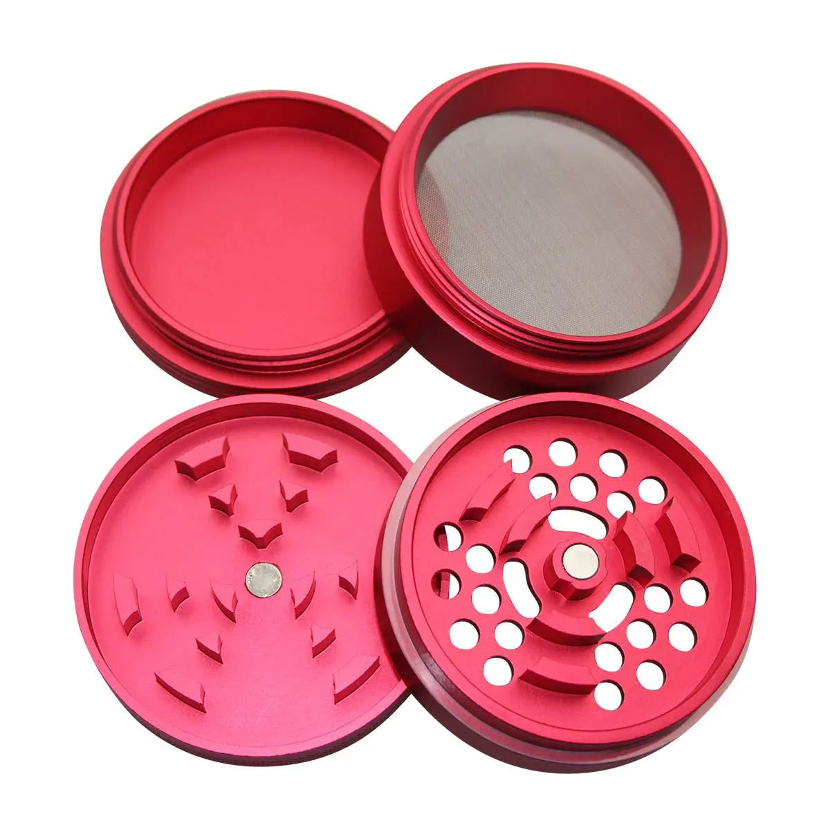 Uber 5.0 Grinder 4pc 2.5' 63mm CNC - Matte - Smoke empire