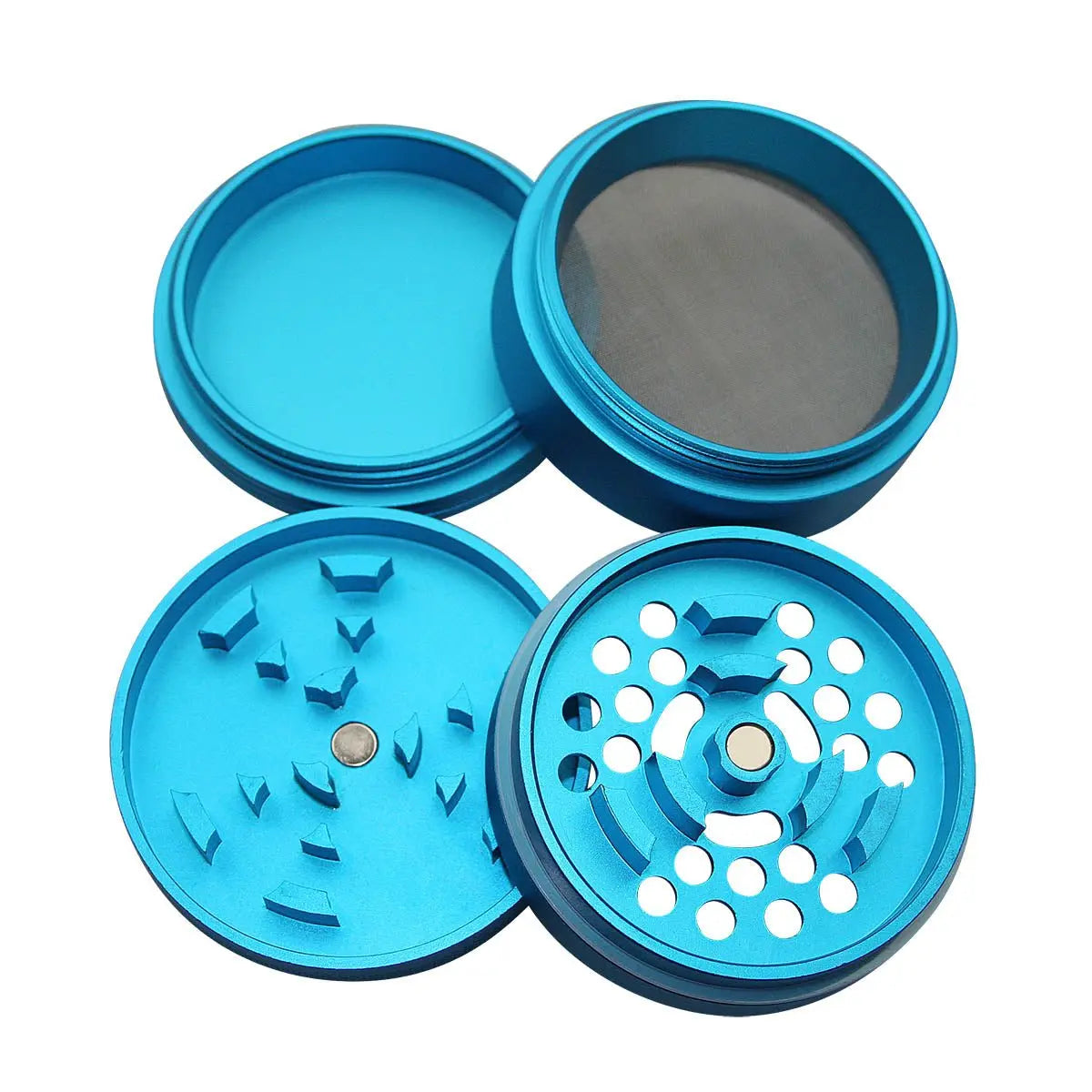 Uber 5.0 Grinder 4pc 2.5' 63mm CNC - Matte - Smoke empire