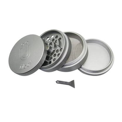 Uber 5.0 Grinder 4pc 2.5' 63mm CNC - Matte - Smoke empire