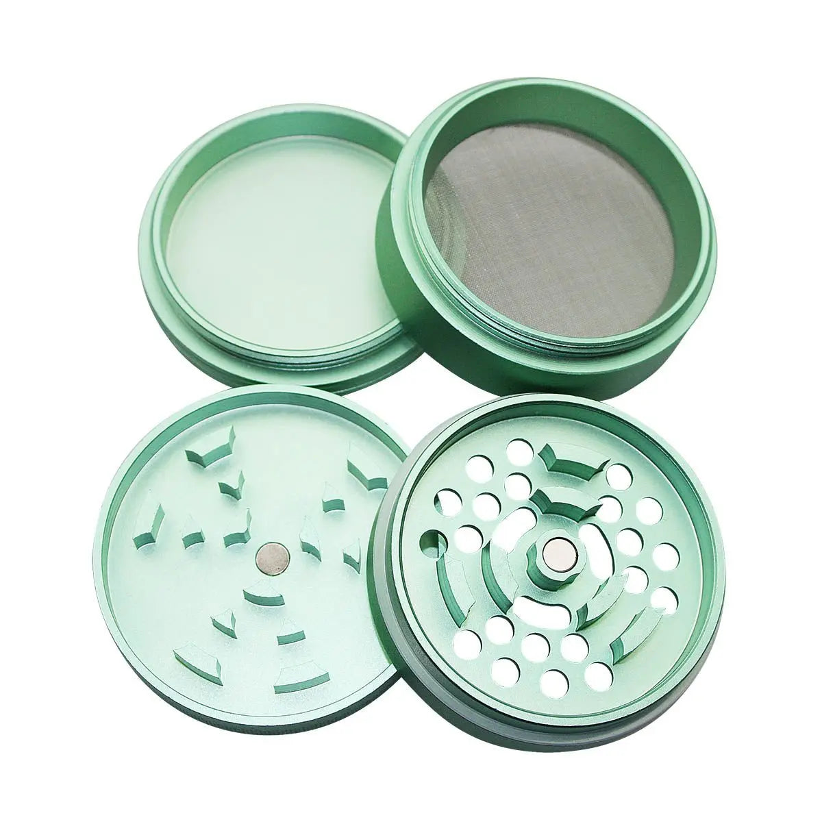 Uber 5.0 Grinder 4pc 2.5' 63mm CNC - Matte - Smoke empire