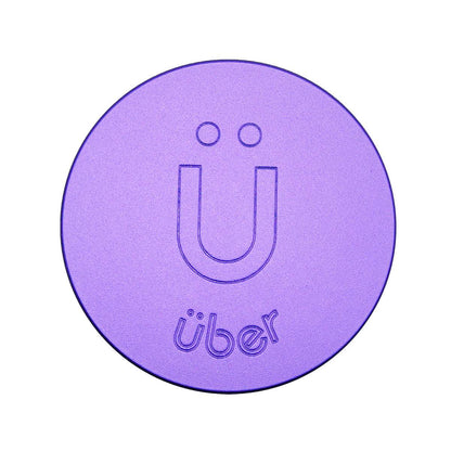 Uber 5.0 Grinder 4pc 2.5' 63mm CNC - Matte - Smoke empire