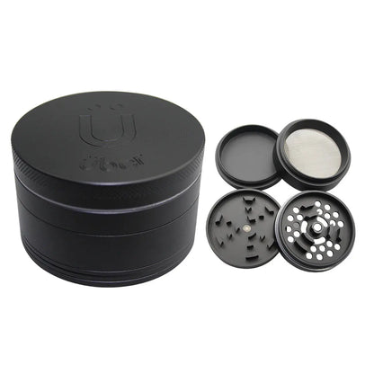 Uber 5.0 Grinder 4pc 2.5' 63mm CNC - Matte - Smoke empire
