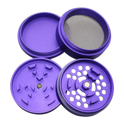 Uber 5.0 Grinder 4pc 2.5' 63mm CNC - Matte - Smoke empire