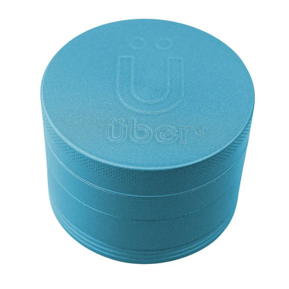 Uber 5.0 Non Stick Grinder 4pc 2.5' 63mm CNC - Matte - Smoke empire