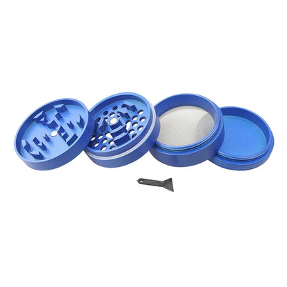 Uber 5.0 Non Stick Grinder 4pc 2.5' 63mm CNC - Matte - Smoke empire