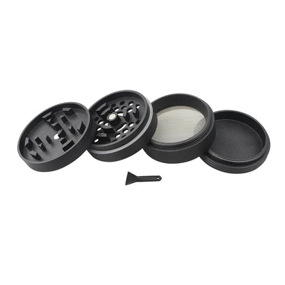 Uber 5.0 Non Stick Grinder 4pc 2.5' 63mm CNC - Matte - Smoke empire