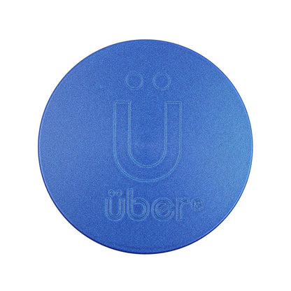 Uber 5.0 Non Stick Grinder 4pc 2.5' 63mm CNC - Matte - Smoke empire