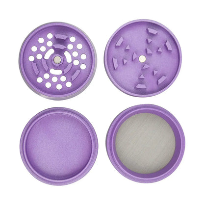 Uber 5.0 Non Stick Grinder 4pc 2.5' 63mm CNC - Matte - Smoke empire