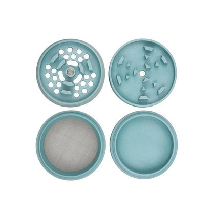 Uber 5.0 Non Stick Grinder 4pc 2.5' 63mm CNC - Matte - Smoke empire
