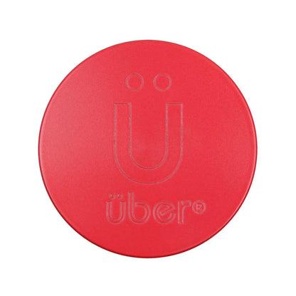 Uber 5.0 Non Stick Grinder 4pc 2.5' 63mm CNC - Matte - Smoke empire