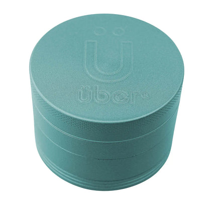 Uber 5.0 Non Stick Grinder 4pc 2.5' 63mm CNC - Matte - Smoke empire