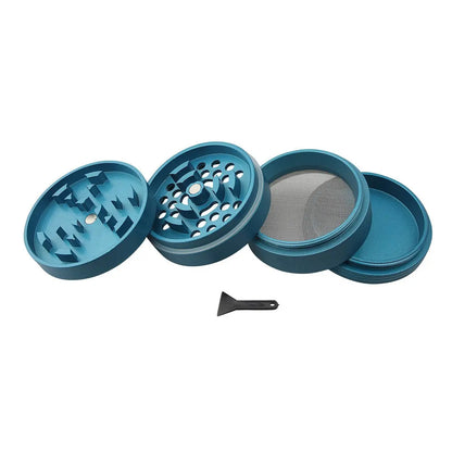 Uber 5.0 Non Stick Grinder 4pc 2.5' 63mm CNC - Matte - Smoke empire