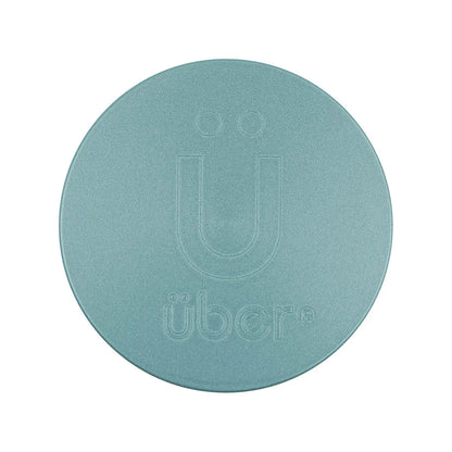 Uber 5.0 Non Stick Grinder 4pc 2.5' 63mm CNC - Matte - Smoke empire