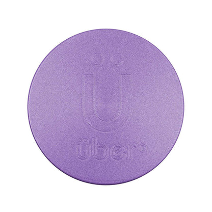 Uber 5.0 Non Stick Grinder 4pc 2.5' 63mm CNC - Matte - Smoke empire