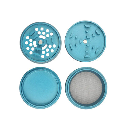 Uber 5.0 Non Stick Grinder 4pc 2.5' 63mm CNC - Matte - Smoke empire
