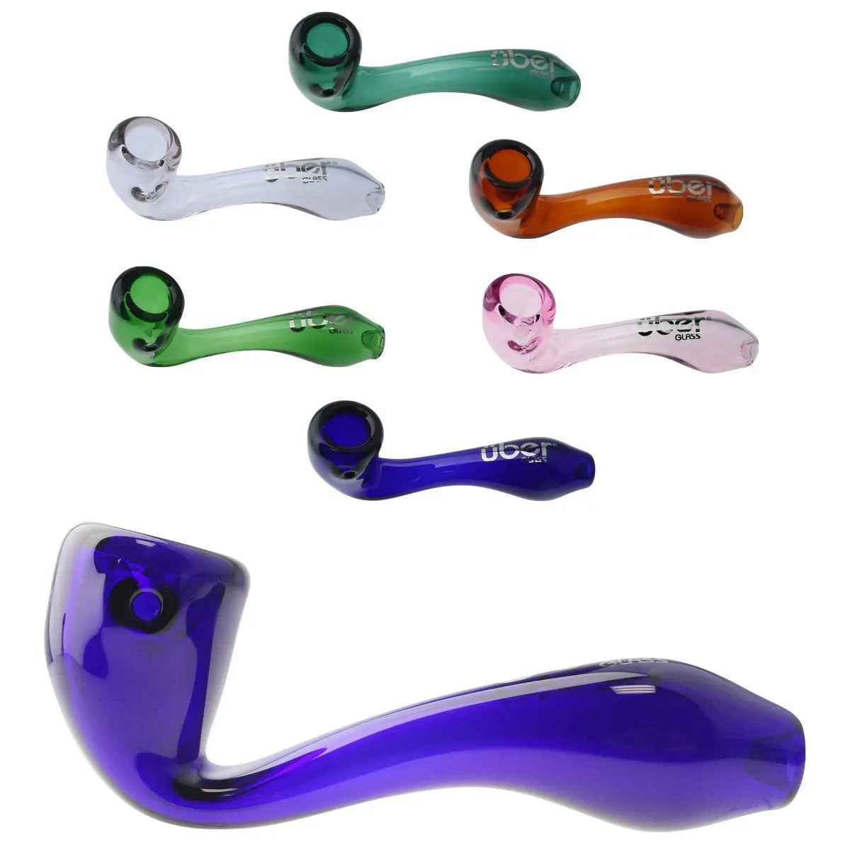 Uber Glass 3.5" Sherlock Pipe