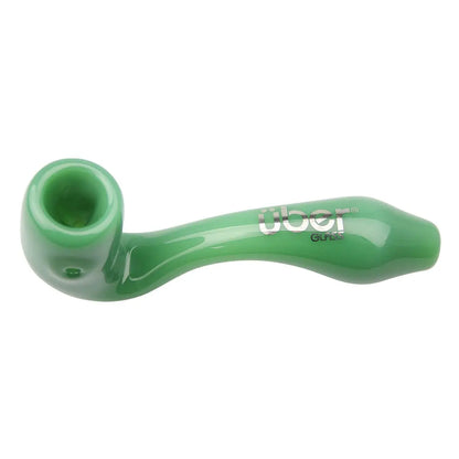 Uber Glass 3.5" Sherlock Pipe - Solid Colors - Smoke empire