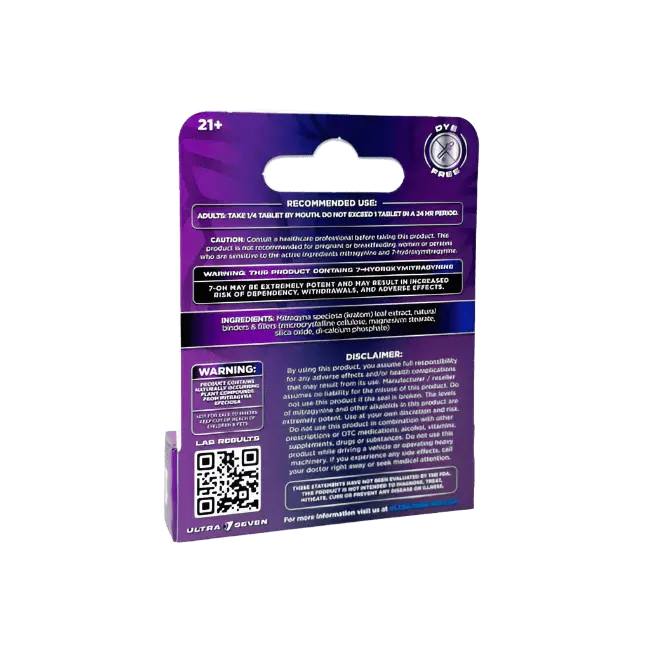 Ultra Seven 10ct 7OH Tabs Ultra Strength Cookies & Cream 20mg Per Tablet - Smoke empire
