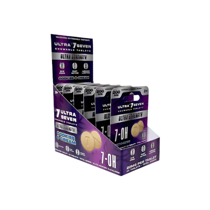 Ultra Seven 10ct 7OH Tabs Ultra Strength Cookies & Cream 20mg Per Tablet - Smoke empire