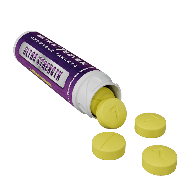 Ultra Seven 10ct 7OH Tabs Ultra Strength Lemonade 20mg Per Tablet - Smoke empire