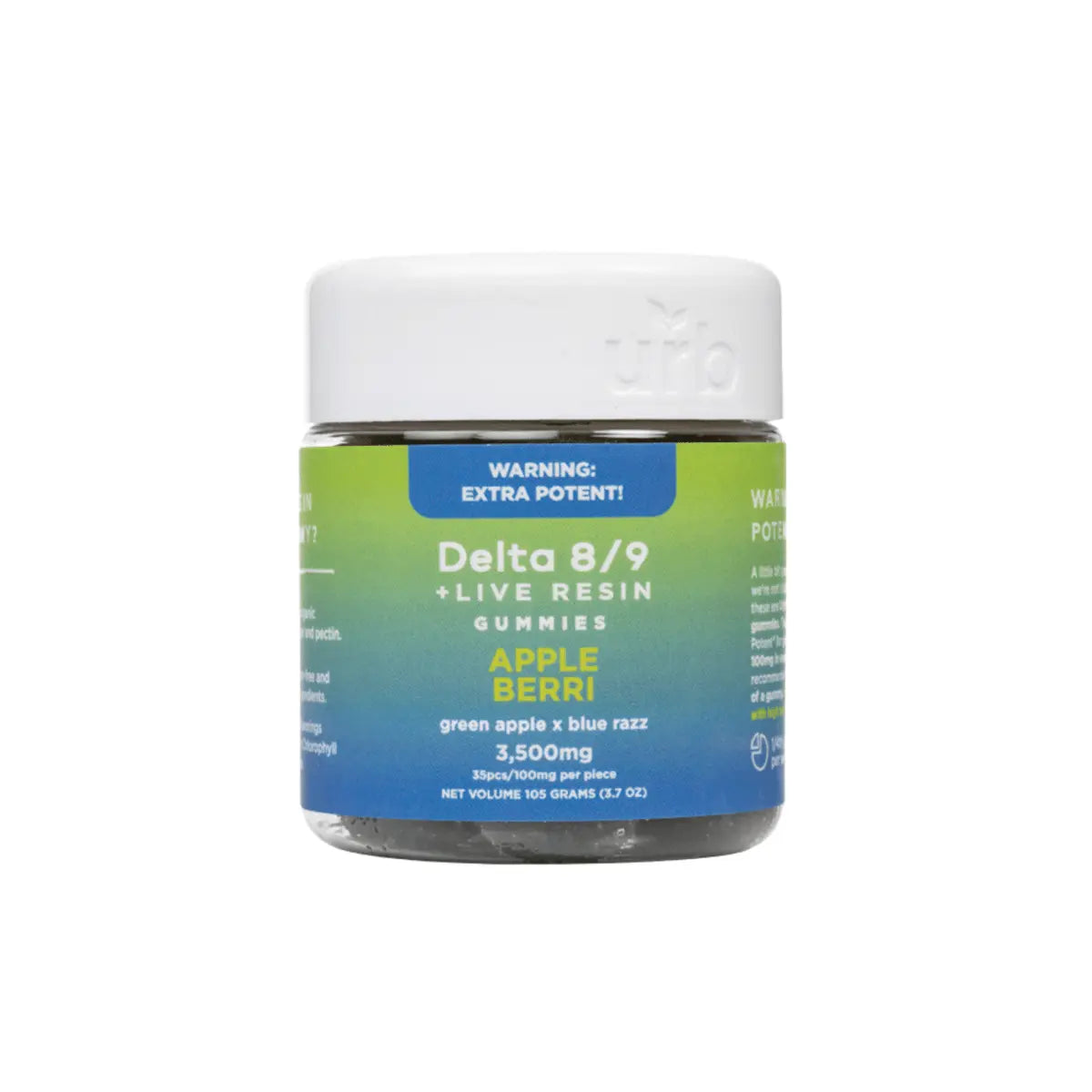 URB D8/D9 Live Resin Gummies 3500mg 35ct - Smoke empire