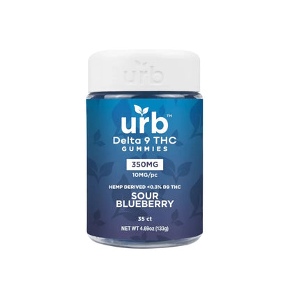 URB D9 THC Gummies 350mg 35ct - Smoke empire