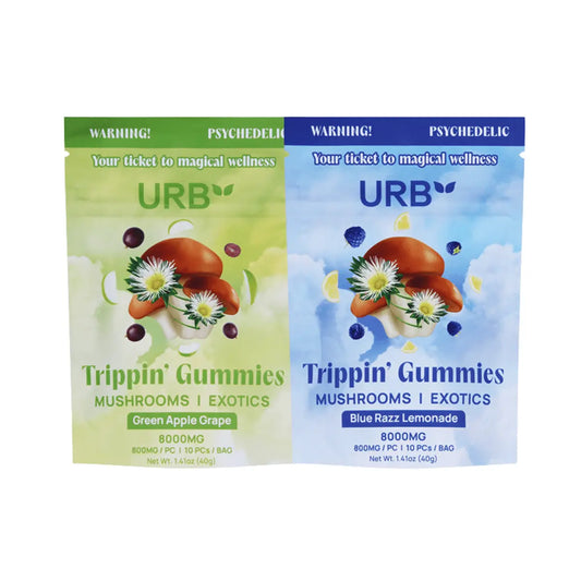 URB Trippin’ Mushroom Gummies 8000mg 10ct - Smoke empire