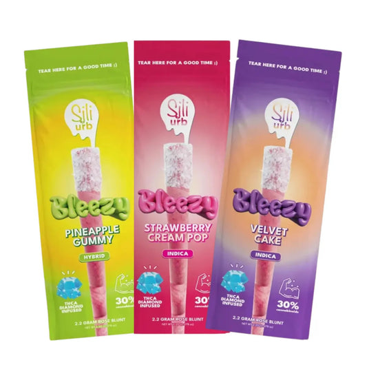 URB x Sili THCA Liquid Diamond Snow Capped Preroll | 2.2g - Smoke empire