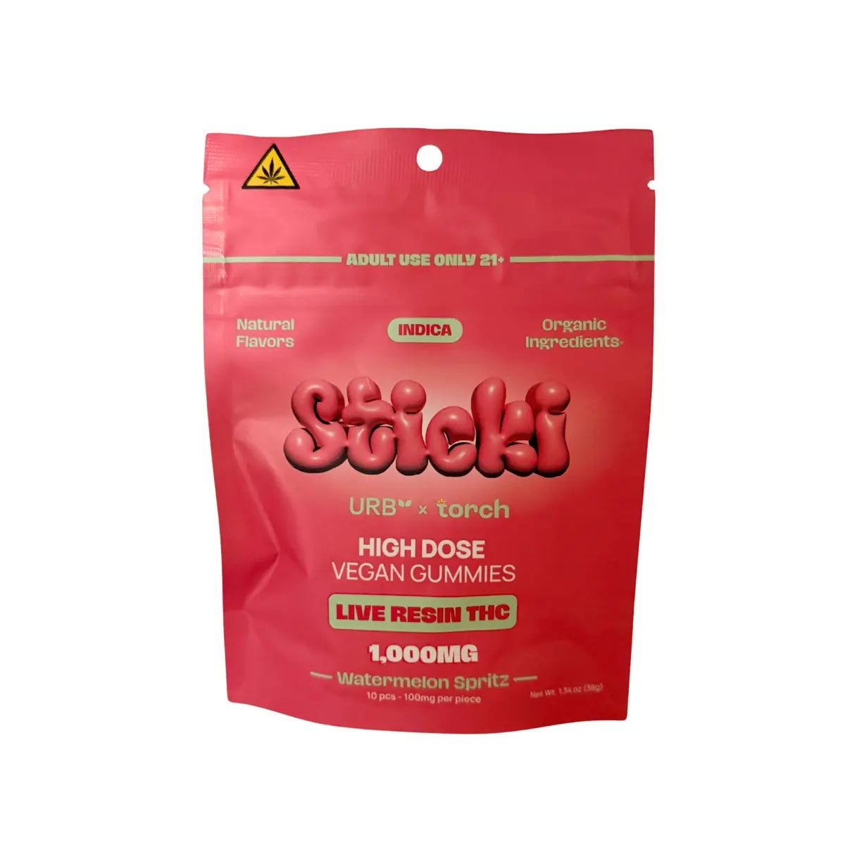 URB x TORCH Sticki Live Resin THC 1000MG Gummies - Smoke empire