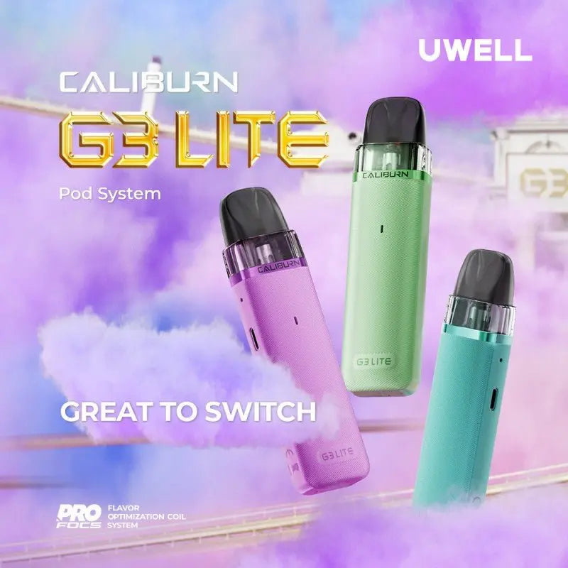 Uwell Caliburn G3 Lite Pod Kit - Smoke empire