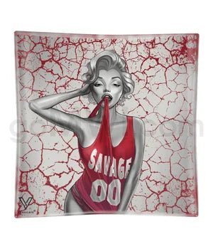 V Syndicate Glass Ashtray 4.75'- Dank Diva - Smoke empire