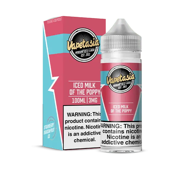 Vapetasia Iced Milk of the Poppy eJuice - Smoke empire