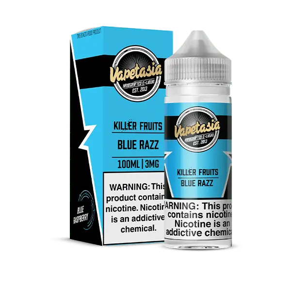 Vapetasia Killer Fruits Blue Razz eJuice - Smoke empire
